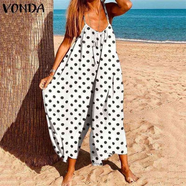 office ldies wide leg pants casual pants beach holiday overalls vonda summer polka dot rompers women jumpsuits plus size 210326, Black;white
office ldies wide leg pants casual pants beach holiday overalls vonda summer polka dot rompers women jumpsuits plus size 210326, Black;white