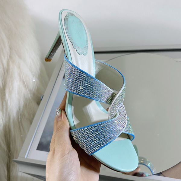 maela slippers stiletto heel womens sandals designer studded shining rhinestone sandal shoe quality .5cm heel large size slipper 35-43, Black
maela slippers stiletto heel womens sandals designer studded shining rhinestone sandal shoe quality .5cm heel large size slipper 35-43, Black