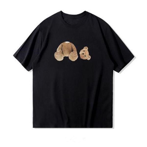men tee bear net red europe the united states street tide brand short sleeve t-shirt man and women 2022 couples large size cotton half tide, White;black
men tee bear net red europe the united states street tide brand short sleeve t-shirt man and women 2022 couples large size cotton half tide, White;black