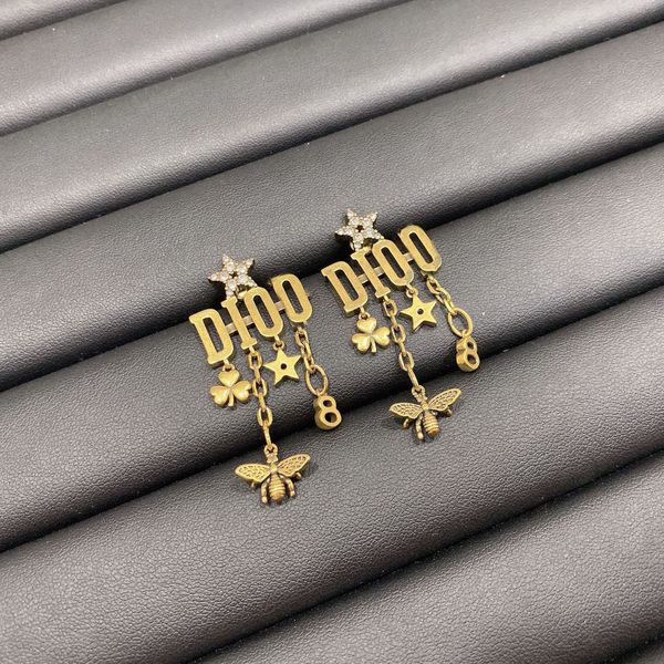the factory directly d family dijia 20 letter star tassel earrings for women, Golden
the factory directly d family dijia 20 letter star tassel earrings for women, Golden