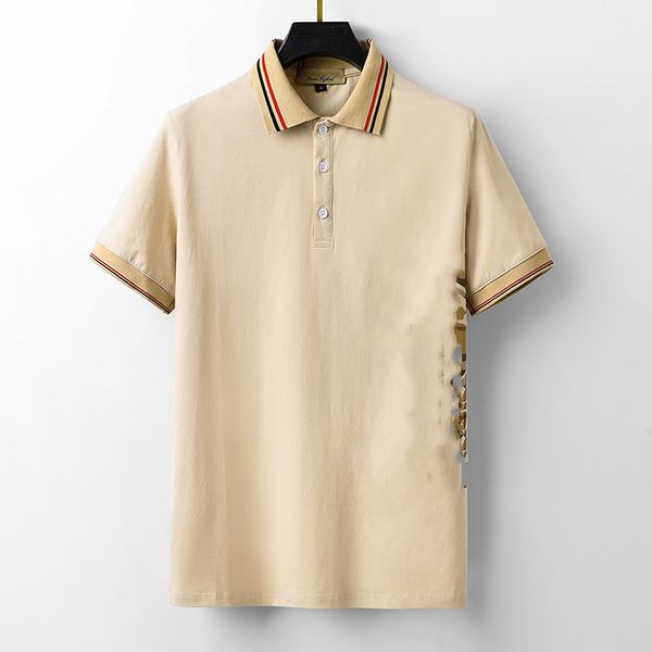 lapel short sleeve men's european and american poio, White;black
lapel short sleeve men's european and american poio, White;black