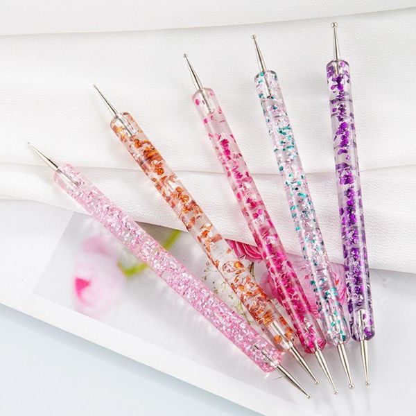 5pcs set uv gel painting nail art dotting pen acrylic handle rhinestone crystal 2 way brush salon decoration manicure tools kit puntpen, Silver
5pcs set uv gel painting nail art dotting pen acrylic handle rhinestone crystal 2 way brush salon decoration manicure tools kit puntpen, Silver