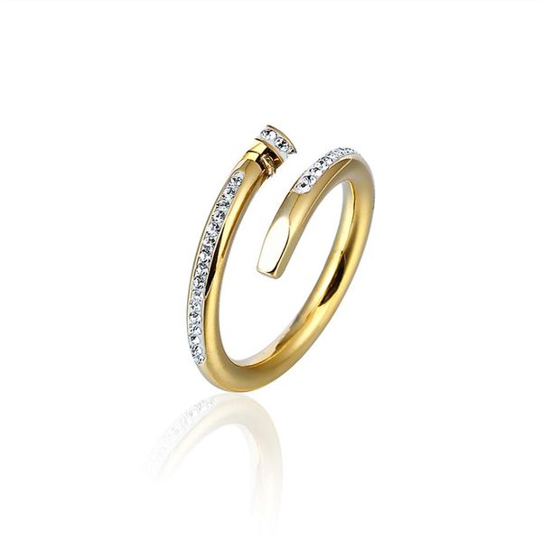 with box designer men women un diamond ring love ring cartiar jewelry clou pendant screw party wedding couple gift fashion luxury 278s, Silver
with box designer men women un diamond ring love ring cartiar jewelry clou pendant screw party wedding couple gift fashion luxury 278s, Silver
