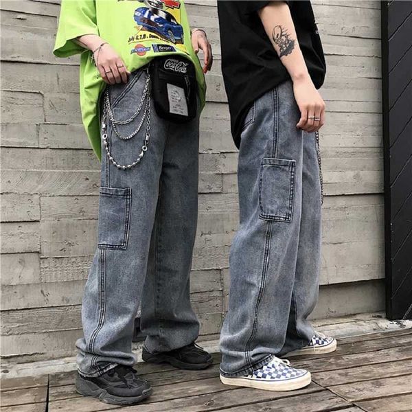 summer korean ulzzang harajuku style vintage low waist jeans chic street loose straight female pocket casual hip hop 210608, Blue
summer korean ulzzang harajuku style vintage low waist jeans chic street loose straight female pocket casual hip hop 210608, Blue