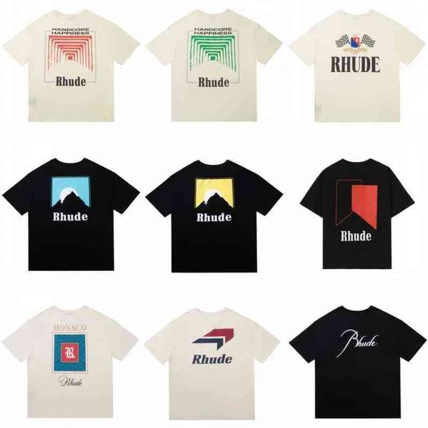 rhude t shirt men women summer style t-shirts short sleeve vintage print tee, White;black
rhude t shirt men women summer style t-shirts short sleeve vintage print tee, White;black