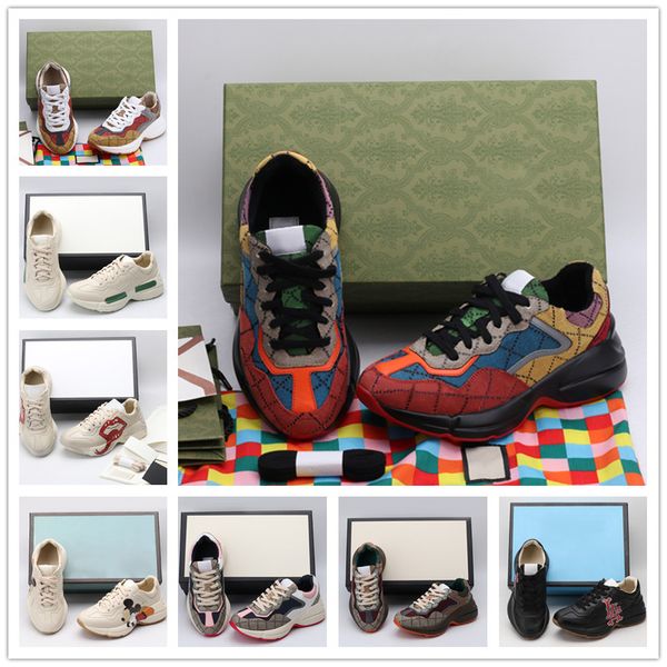 quality designer rhyton shoes beige men trainers vintage luxury chaussures ladies shoe fashion sneakers wave mouth sneaker with box, Black
quality designer rhyton shoes beige men trainers vintage luxury chaussures ladies shoe fashion sneakers wave mouth sneaker with box, Black