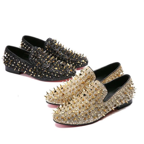 shiny gold spiked bells loafers men casual shoes red floors paillettes wedding gown flat panties on213z, Red;white
shiny gold spiked bells loafers men casual shoes red floors paillettes wedding gown flat panties on213z, Red;white