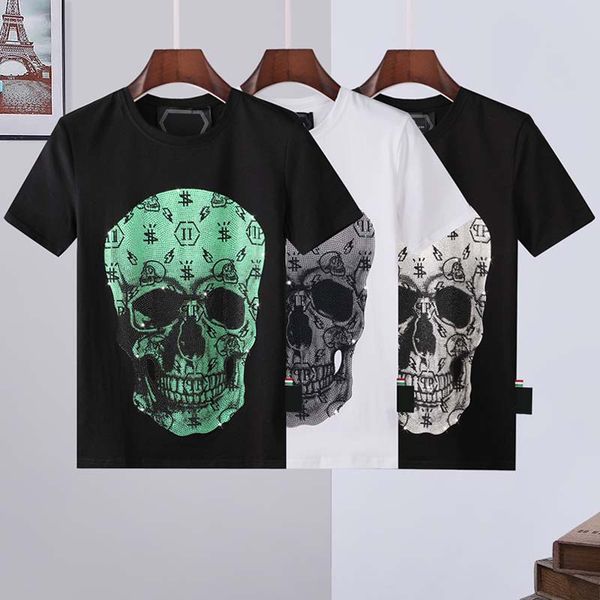 2022n designer skull diamond t-shirt womenst shirts printed fashion man t-shirt cotton casual tees short sleeve luxury hip hop streetwear ts, White
2022n designer skull diamond t-shirt womenst shirts printed fashion man t-shirt cotton casual tees short sleeve luxury hip hop streetwear ts, White