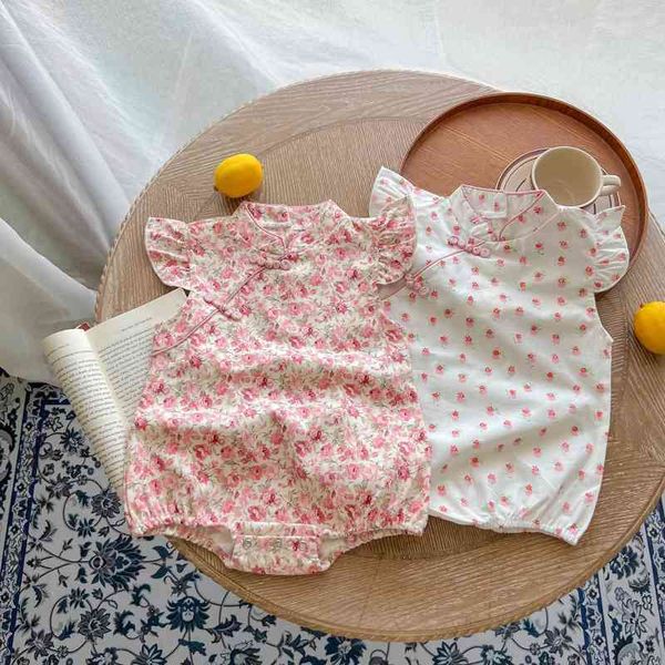 chinese style summer newborn kids baby girls cheongsam clothes rompers baby girls sleeveless jumpsuit 0-3yrs cute infant clothes g220517, Blue
chinese style summer newborn kids baby girls cheongsam clothes rompers baby girls sleeveless jumpsuit 0-3yrs cute infant clothes g220517, Blue