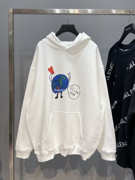 men's hoodies & sweatshirts trendy ins fleece plush front graffiti love earth print hoodie, Black
men's hoodies & sweatshirts trendy ins fleece plush front graffiti love earth print hoodie, Black