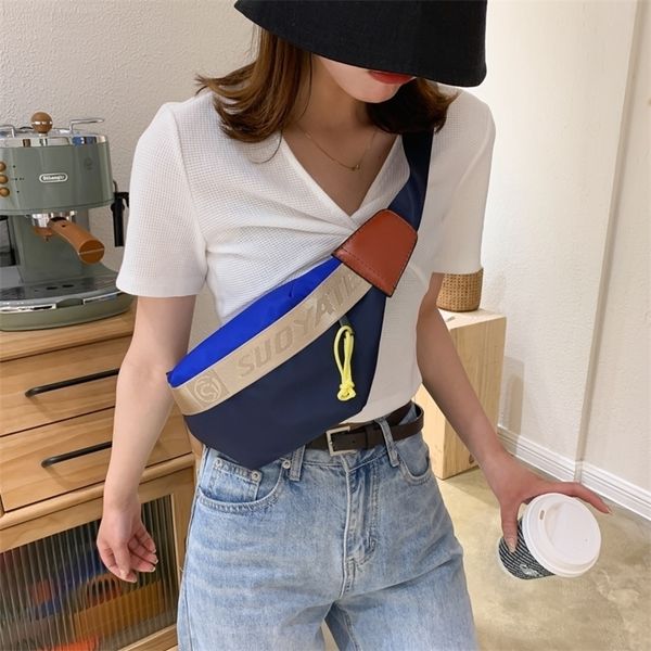 brand fanny pack summer color matching women waist bag casual chest nylon designer crossbody belt 220513
brand fanny pack summer color matching women waist bag casual chest nylon designer crossbody belt 220513