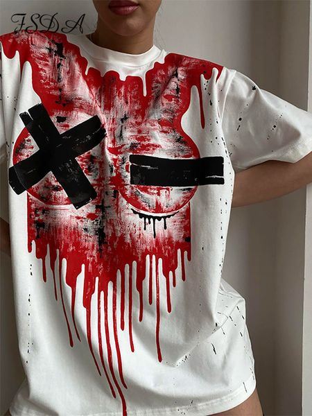 summer print tshirts women loose fashion casual short sleeve graphic black tee trendy oversized cx220420, White
summer print tshirts women loose fashion casual short sleeve graphic black tee trendy oversized cx220420, White