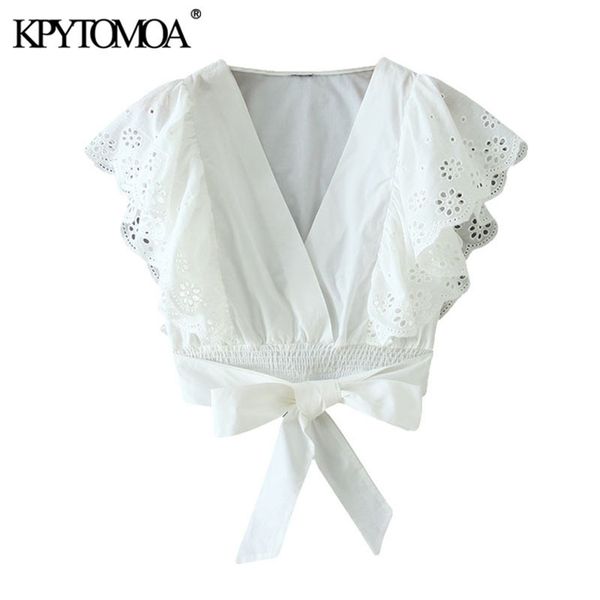 kpytomoa women 2020 sweet fashion hollow out embroidery cropped blouses vintage ruffled bow tied female shirts blusas chic lj200831, White
kpytomoa women 2020 sweet fashion hollow out embroidery cropped blouses vintage ruffled bow tied female shirts blusas chic lj200831, White