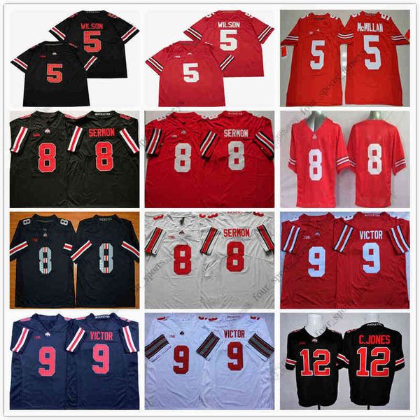 ncaa ohio state buckeyes college football jersey 5 garrett wilson raekwon mcmillan 8 trey sermon 9 binjimen victor 12 cardale jones high qua, Black
ncaa ohio state buckeyes college football jersey 5 garrett wilson raekwon mcmillan 8 trey sermon 9 binjimen victor 12 cardale jones high qua, Black