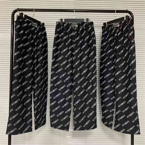 women men's pants vetements full men straight fabric vtm trousers sweatpants g2iu, Black
women men's pants vetements full men straight fabric vtm trousers sweatpants g2iu, Black