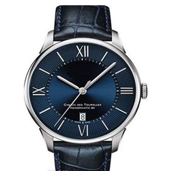 e t099 chemin des tourelles powermatic 80 stainless blue leather 42mm t099.407.1201a, Slivery;brown
e t099 chemin des tourelles powermatic 80 stainless blue leather 42mm t099.407.1201a, Slivery;brown