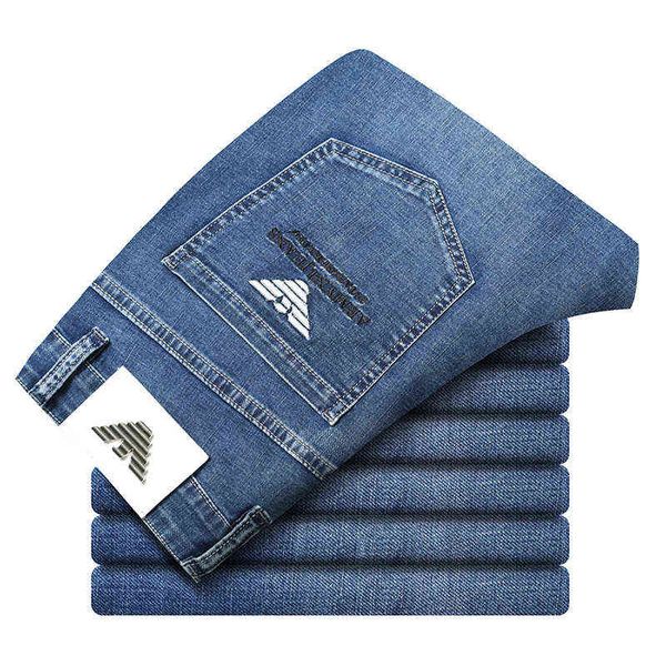 version korean spring and summer fashion brand blue jeans men's versatile elastic loose straight pants thin
version korean spring and summer fashion brand blue jeans men's versatile elastic loose straight pants thin