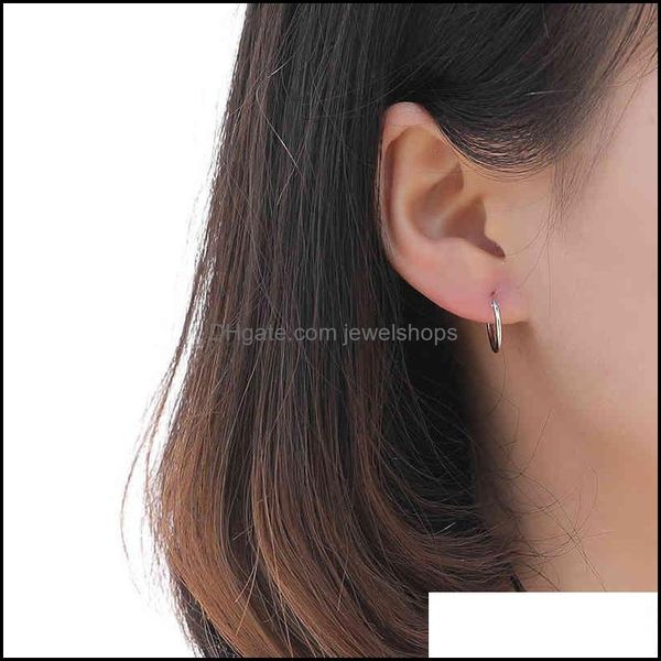 925 sterling sier s female temperament korean round glossy simple student ornament ring ear clip drop delivery 2021 charm earrings jewelry o, Golden
925 sterling sier s female temperament korean round glossy simple student ornament ring ear clip drop delivery 2021 charm earrings jewelry o, Golden