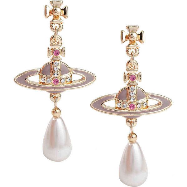 charm space western empress dowager lavender paint pearl drop elegant temperament spot package, Golden
charm space western empress dowager lavender paint pearl drop elegant temperament spot package, Golden