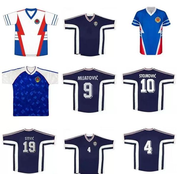 1990 1991 1998 1999 yugoslavia retro soccer jersey world cup #8 mijatovic #19 savicevic vintage classic 90 91 football shirts thai quality s, Black
1990 1991 1998 1999 yugoslavia retro soccer jersey world cup #8 mijatovic #19 savicevic vintage classic 90 91 football shirts thai quality s, Black