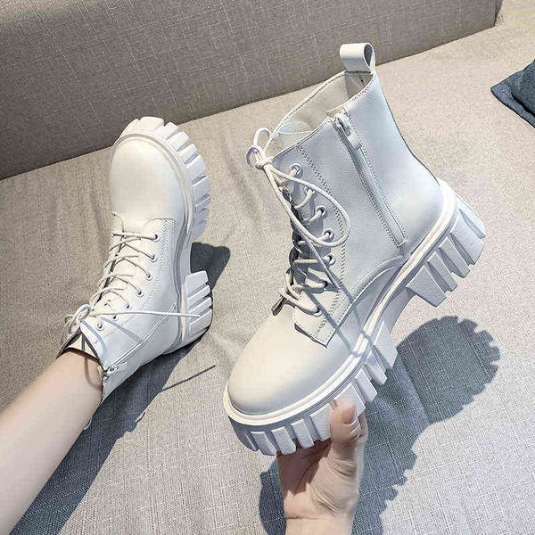 2022 women ankle boots spring autumn round toe woman boots lace up platform short boots fashion zip women shoe designer shoes y220707, Black
2022 women ankle boots spring autumn round toe woman boots lace up platform short boots fashion zip women shoe designer shoes y220707, Black