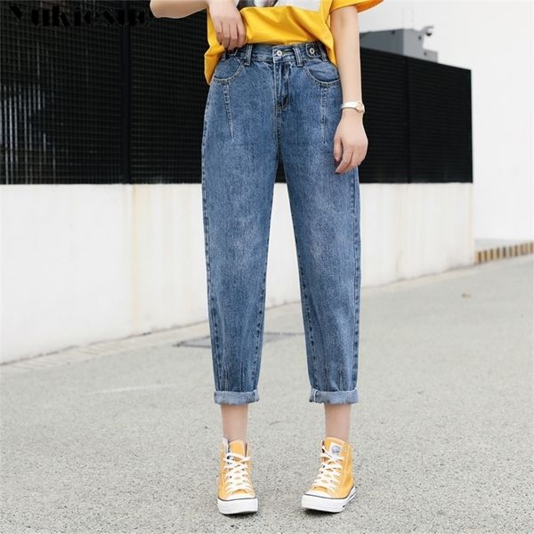 autumn woman mom boyfriend ripped for women with high waist push size ladies jeans denim pants 210412, Blue
autumn woman mom boyfriend ripped for women with high waist push size ladies jeans denim pants 210412, Blue