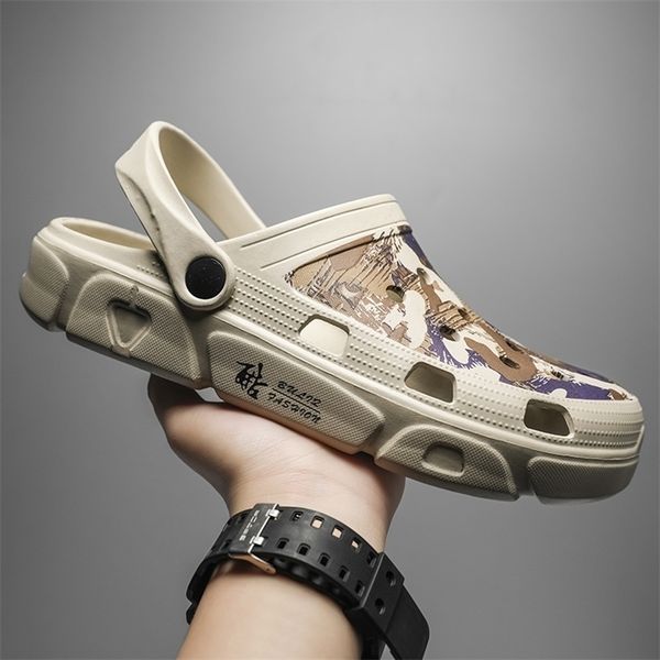 breathable man sandals summer men's slippers clogs slip-on garden shoes eva injection shoes sports walking shoes men 220423, Black
breathable man sandals summer men's slippers clogs slip-on garden shoes eva injection shoes sports walking shoes men 220423, Black