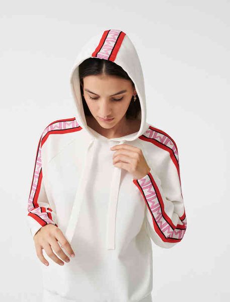 women's hoodies & sweatshirts spring / summer leisure printed flower side strip drawcord hood splicing letter sweater women's, Black
women's hoodies & sweatshirts spring / summer leisure printed flower side strip drawcord hood splicing letter sweater women's, Black