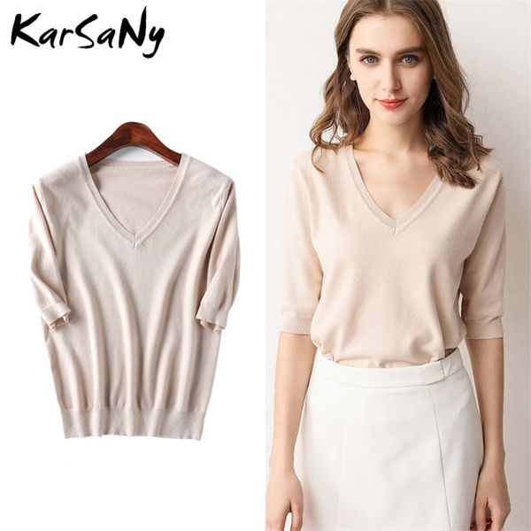 karsany half sleeve knitted blouse women summer ladies v-neck blouses blouse knitted womens and blouses plus size 220407, White
karsany half sleeve knitted blouse women summer ladies v-neck blouses blouse knitted womens and blouses plus size 220407, White