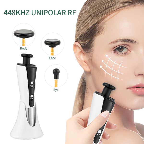 448khz high radio frequency powerful rf anti-wrinkle face eyes body massaager chin v-line up facial lifting device skin tighten
448khz high radio frequency powerful rf anti-wrinkle face eyes body massaager chin v-line up facial lifting device skin tighten