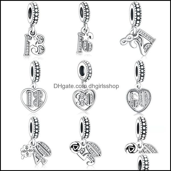 sier loose beads jewelry alphabet numbers 13 16 18 21 30 40 50 60 70 bead authentic 925 fit original pandora charm bracelet m dh7y6, Black
sier loose beads jewelry alphabet numbers 13 16 18 21 30 40 50 60 70 bead authentic 925 fit original pandora charm bracelet m dh7y6, Black