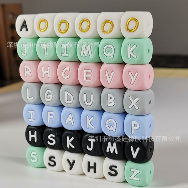 square silicone teething bead hollow alphabet star heart baby chew non-toxic bpa 100% food grade silicone letter beads black white pink gree, Blue
square silicone teething bead hollow alphabet star heart baby chew non-toxic bpa 100% food grade silicone letter beads black white pink gree, Blue