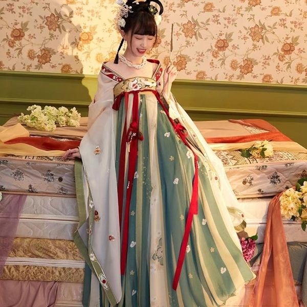 ins xiguang beauty hanfu ancient style female national style heavy embroidery placket chest-high dress summer loose outfit, Black;gray
ins xiguang beauty hanfu ancient style female national style heavy embroidery placket chest-high dress summer loose outfit, Black;gray