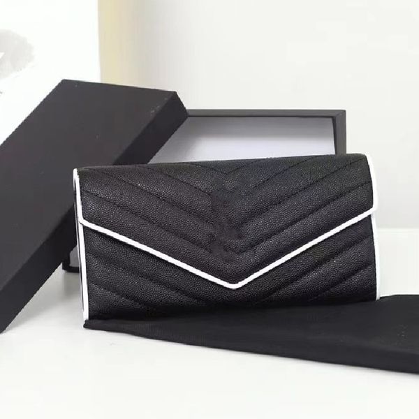 5a r brand wallets original wholesale ladies leather caviar long short coin purse classic fashion casual card holder credit card cash bag, Red;black
5a r brand wallets original wholesale ladies leather caviar long short coin purse classic fashion casual card holder credit card cash bag, Red;black