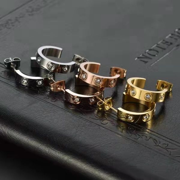 jewelry c shape with diamond titanium steel charms lover's earrings stud for men women simple fashion rose gold/silver/gold color party, Golden
jewelry c shape with diamond titanium steel charms lover's earrings stud for men women simple fashion rose gold/silver/gold color party, Golden