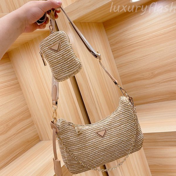 2021 straw messenger bag nylon waterproof chain wide shoulder strap purse fashion hobo designers luxurys bags three-in-one
2021 straw messenger bag nylon waterproof chain wide shoulder strap purse fashion hobo designers luxurys bags three-in-one