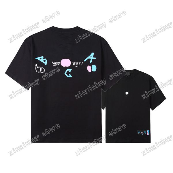 22ss men women designers t shirts tee graffiti letter paris print cotton short sleeve crew neck streetwear xinxinbuy black white gray xs-xl, White;black
22ss men women designers t shirts tee graffiti letter paris print cotton short sleeve crew neck streetwear xinxinbuy black white gray xs-xl, White;black