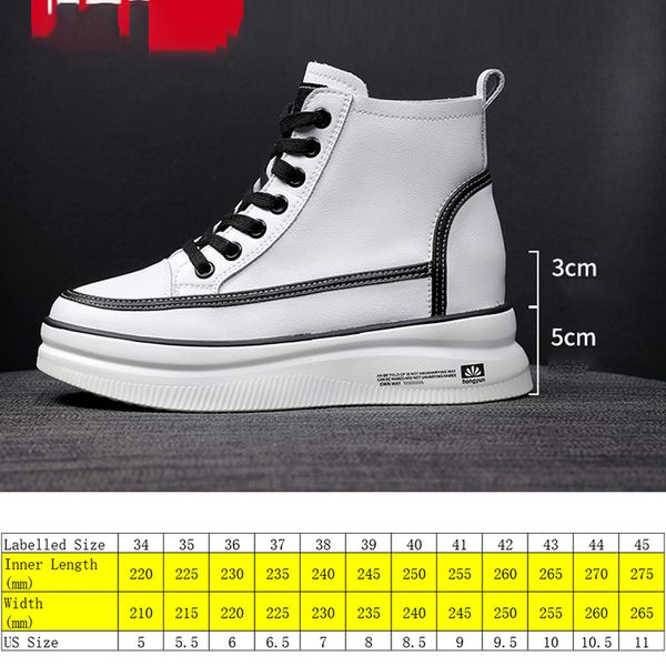 8cm cow genunine leather women shoes ankle boots platform wedge sneakers fashion boots high shoes spring autumn summer, Black;yellow
8cm cow genunine leather women shoes ankle boots platform wedge sneakers fashion boots high shoes spring autumn summer, Black;yellow