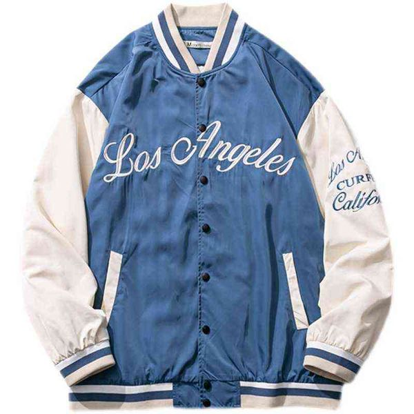 letter embroidery patchwork bomber jacket men college style baseball jacket men's bomber varsity couple chic 2021 spring t220728, Black;brown
letter embroidery patchwork bomber jacket men college style baseball jacket men's bomber varsity couple chic 2021 spring t220728, Black;brown