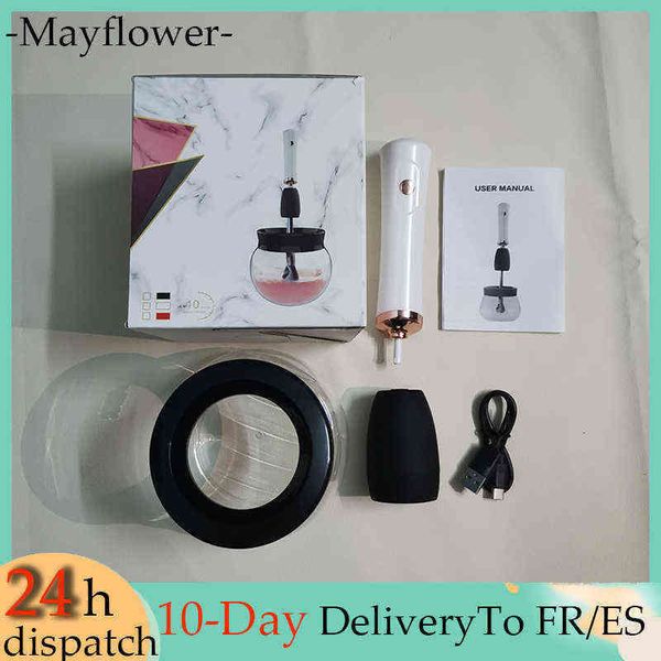 make up brush electric cleaner and dryer set 10 seconds convenient silicone es devices clean machine 0311
make up brush electric cleaner and dryer set 10 seconds convenient silicone es devices clean machine 0311