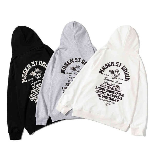 sweater men's and women's loose lovers' jacket graffiti print hooded pullover long sleeved fashion brand hoodie three colors, Black
sweater men's and women's loose lovers' jacket graffiti print hooded pullover long sleeved fashion brand hoodie three colors, Black