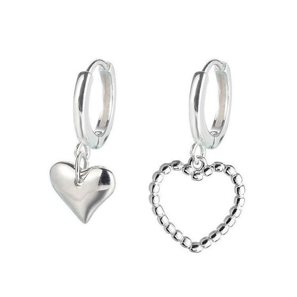 fashion silver color hoop earring asymmetry heart charm studs earrings for women girl's charm party jewelry accessories, Golden
fashion silver color hoop earring asymmetry heart charm studs earrings for women girl's charm party jewelry accessories, Golden
