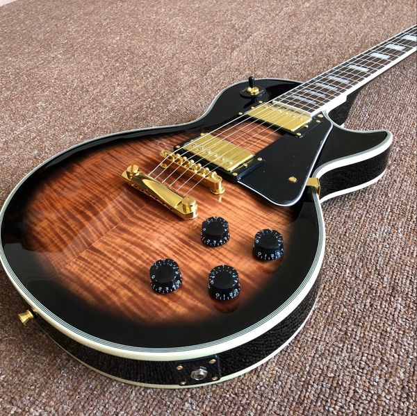 tiger flame standard custom electric guitar black pickguard sunburst color gitaar mahogany body musical instruments guitarra
tiger flame standard custom electric guitar black pickguard sunburst color gitaar mahogany body musical instruments guitarra