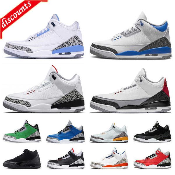 3 mens basketball shoes sneakers trainers outdoor sports unc jth tinker white cement men shoe us 7-13, Black
3 mens basketball shoes sneakers trainers outdoor sports unc jth tinker white cement men shoe us 7-13, Black