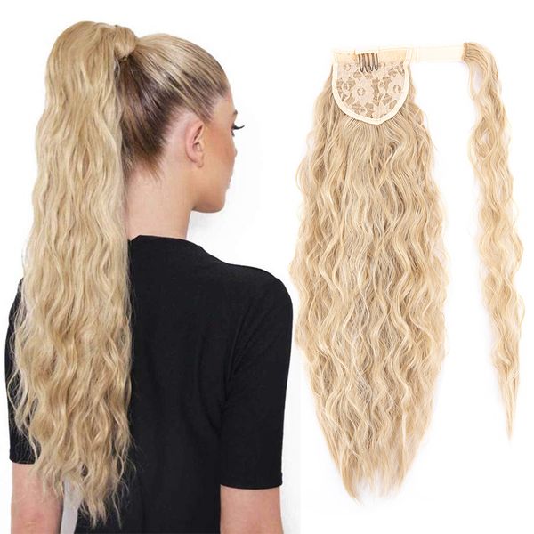 accessories 22 " long corn wavy ponytail synthetic corn wavy long ponytail corn wavy drawstring ponytail hair extensions black brown cos, Silver
accessories 22 " long corn wavy ponytail synthetic corn wavy long ponytail corn wavy drawstring ponytail hair extensions black brown cos, Silver
