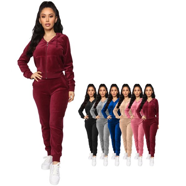 women's tracksuits soft velour track suit 2 piece set ladies hoodie and pants sweatsuit velour gym sports tracksuit sweat sets, Gray
women's tracksuits soft velour track suit 2 piece set ladies hoodie and pants sweatsuit velour gym sports tracksuit sweat sets, Gray