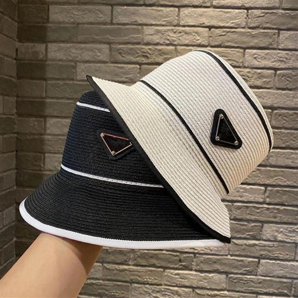 designer cap stingy brim bucket triangle hat fashions summers men women fitted hats straw sun caps279p, Blue;gray
designer cap stingy brim bucket triangle hat fashions summers men women fitted hats straw sun caps279p, Blue;gray