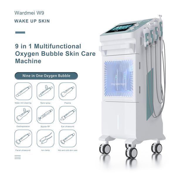 multifunction aqua skin 9 in 1 facial care equipment skin smart face lifting bio beauty machine, Black;white
multifunction aqua skin 9 in 1 facial care equipment skin smart face lifting bio beauty machine, Black;white