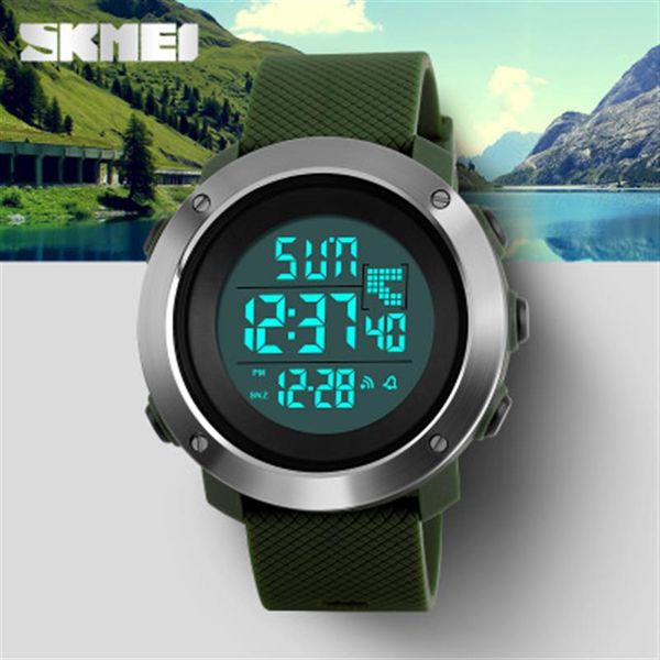 skmei men's fashion sport watches men digital led electronic clock man military waterproof watch women relogio masculino282b, Slivery;brown
skmei men's fashion sport watches men digital led electronic clock man military waterproof watch women relogio masculino282b, Slivery;brown