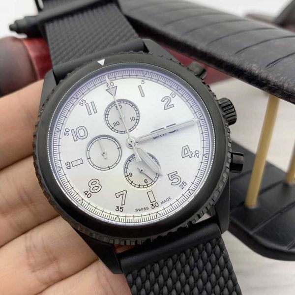 navitimer 8 1884 arabic numbers 46 luminous white dial mens watches quartz chrono rubber band sport wristwatches with working subdials, Slivery;brown
navitimer 8 1884 arabic numbers 46 luminous white dial mens watches quartz chrono rubber band sport wristwatches with working subdials, Slivery;brown